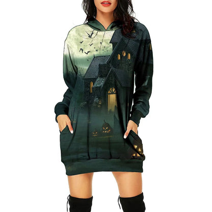 Spooky Print Dress