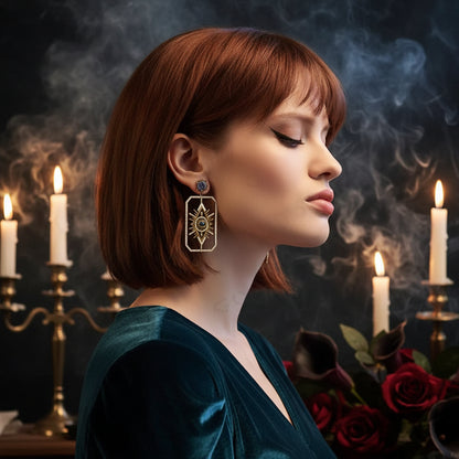 2019 Devil Eye Crystal Earrings - Tarot Series Sorceress Sanctuary