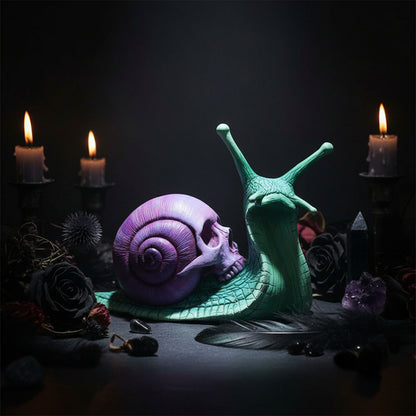 Snail Skull Resin Sculpture Sorceress Sanctuary