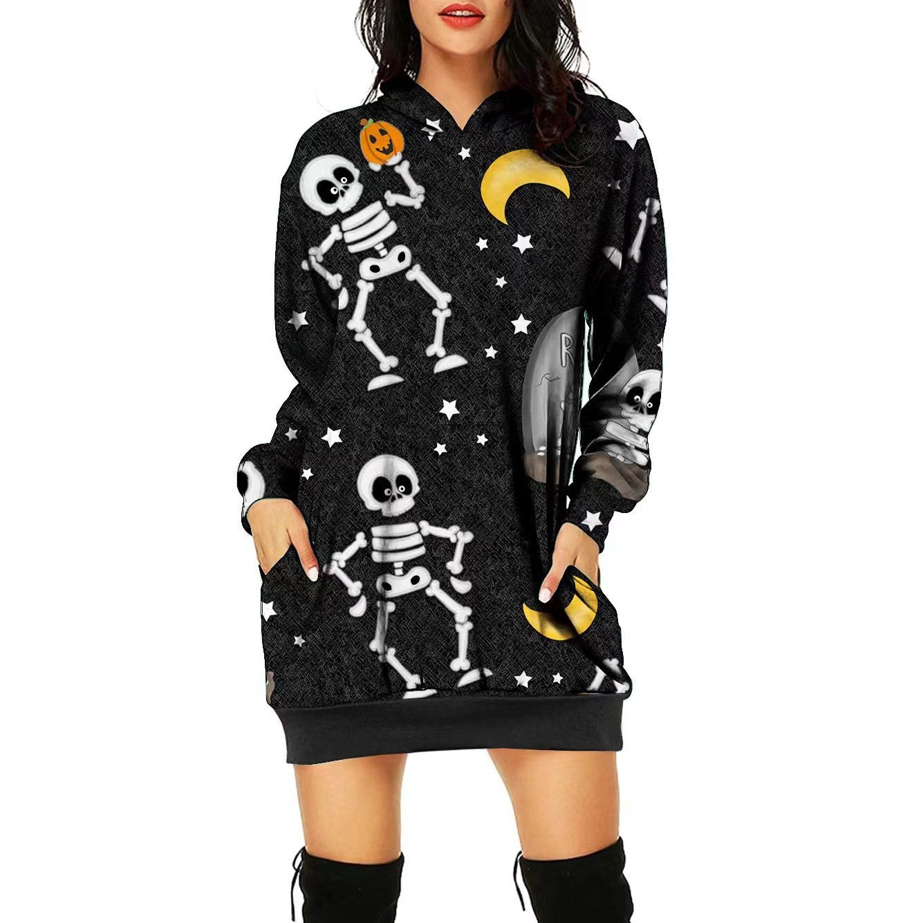 Spooky Print Dress