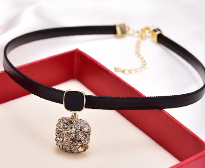 Geometric Crystal Necklace
