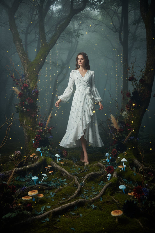 Polka Dot French Dress by Goddess Fan Danya Sorceress Sanctuary