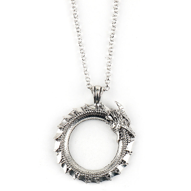Vintage Viking Dragon Pendant Necklace - Wholesale Direct