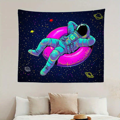 Spaceman Tapestry Wall Hanging for Home Decor (1pc)