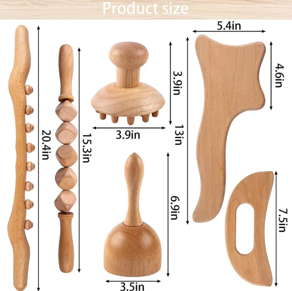 Wood Zen Meridian Massage Roller