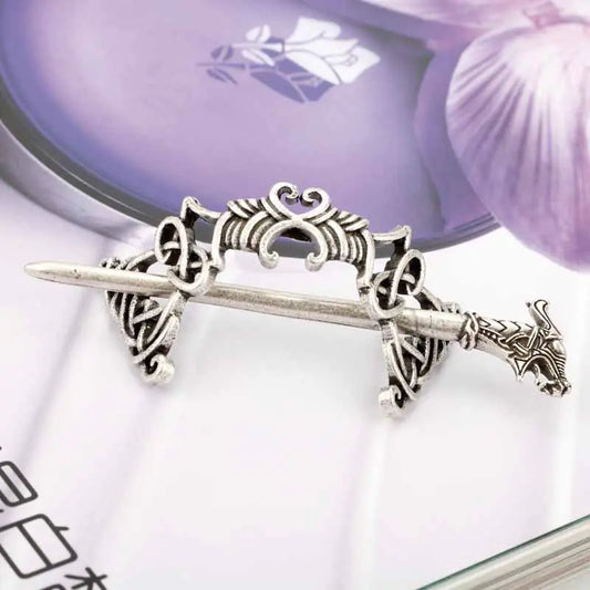 Enchanted Nordic Dragon Hairpin