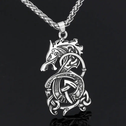 Nordic Dragon Necklace