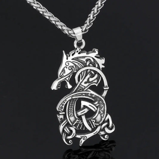 Nordic Dragon Necklace