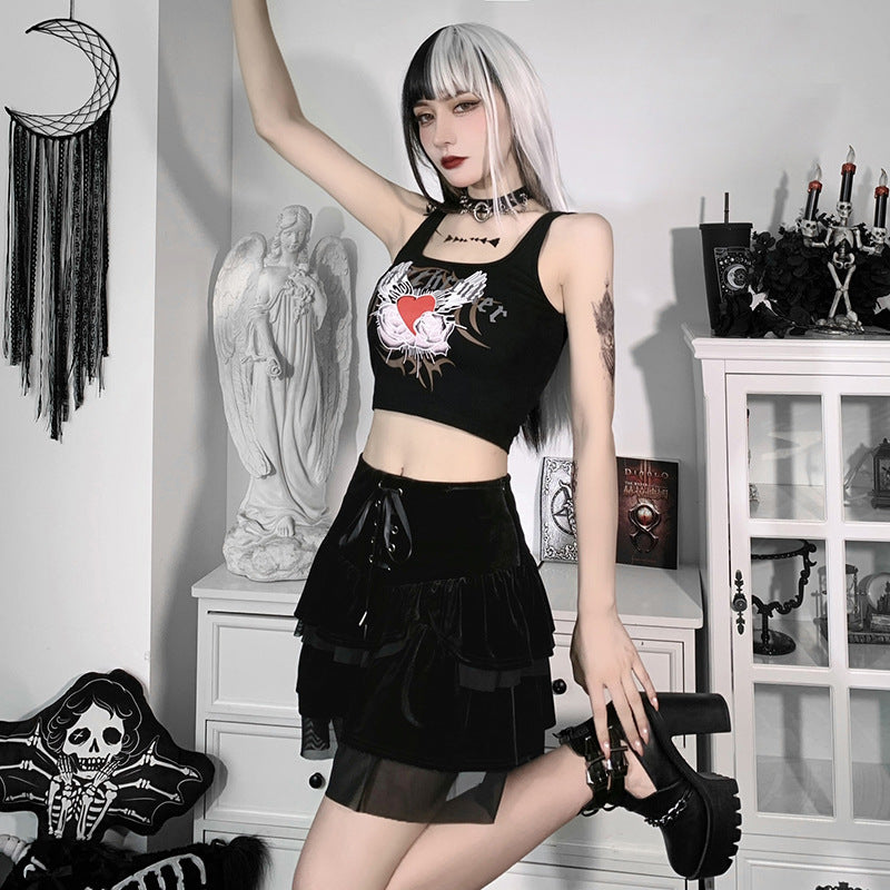 Witch Lace-up Skirt