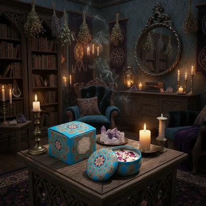 Floral Scented Candle - Sorceress Sanctuary Rose Fragrance / 6 CmX4cm Color Box Packaging-Japanese Persimmon / 6 CmX4cm Color Box Packaging-Jasmine Scent / 6 CmX4cm Color Box Packaging-Mango Fragrant Citrus / 6 CmX4cm Color Box Packaging-Peony Flower Fragrance / 6 CmX4cm Color Box Packaging