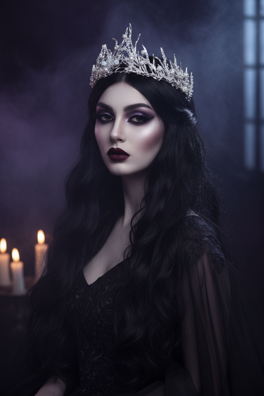 Children's Baroque Crystal Crown Headband for Girls Sorceress Sanctuary