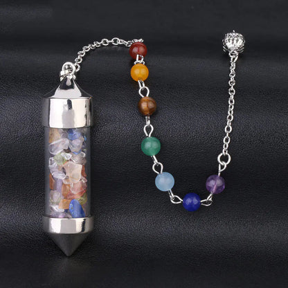 Chakra Wishing Bottle Pendulum Sorceress Sanctuary