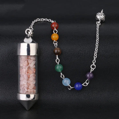 Chakra Wishing Bottle Pendulum Sorceress Sanctuary