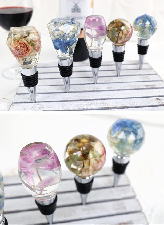 DIY Crystal Resin Wine Stopper Silicone Mould