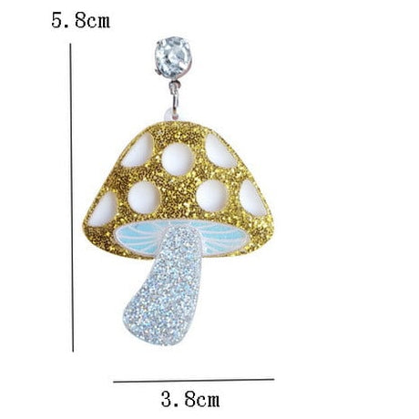 Mushroom Earrings