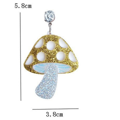 Mushroom Earrings