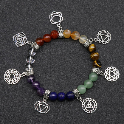 Natural Crystal Chakra Bracelet