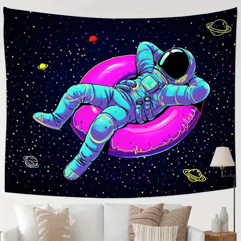 Spaceman Tapestry Wall Hanging for Home Decor (1pc)