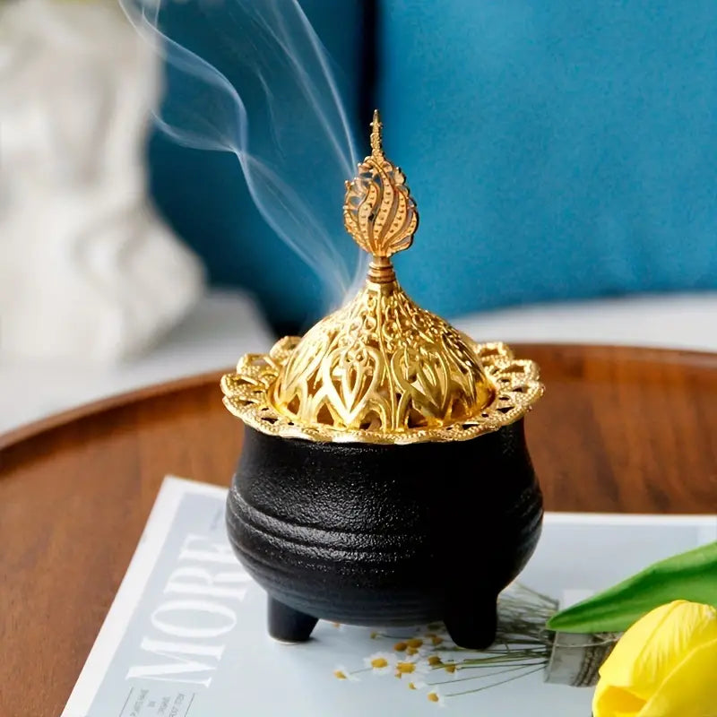 Golden Metal | Incense Burner