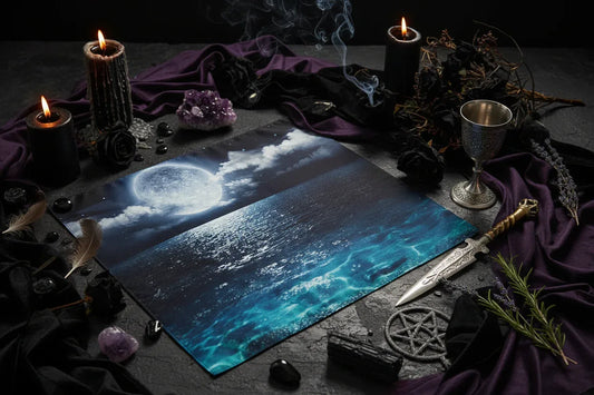 Mystical Night Sky Tapestry - Sorceress Sanctuary