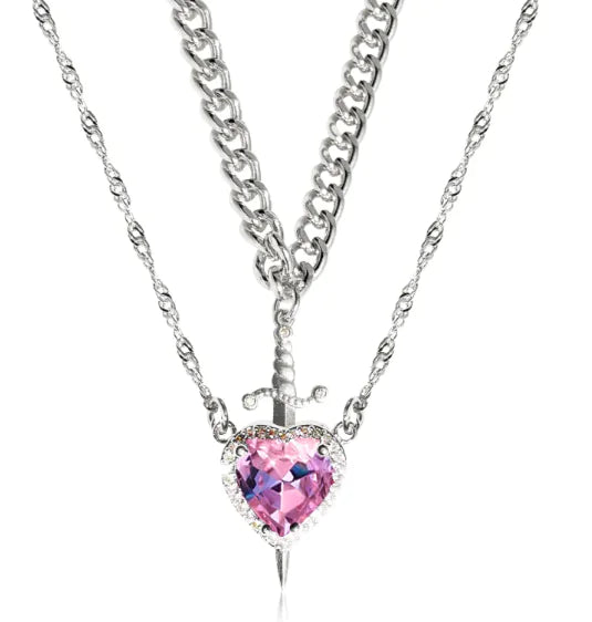 Heart Dagger Necklace