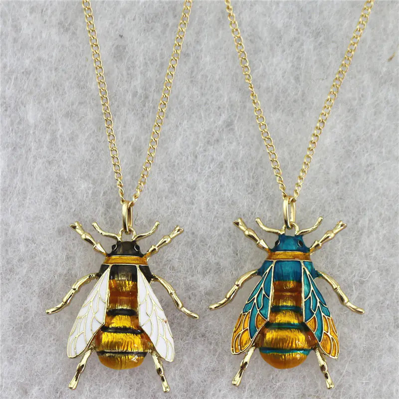 Antique Artistic Bee Necklace