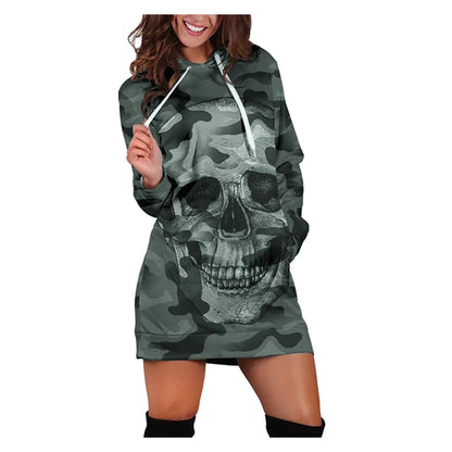 Camouflage Skull Hoodie