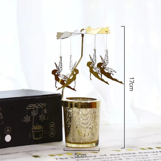 Magical Rotating Candle Holder