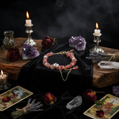 Crushed Stone Pearl Shell Bracelet Sorceress Sanctuary
