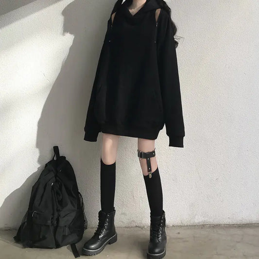 Gothic Oversized Hoodie