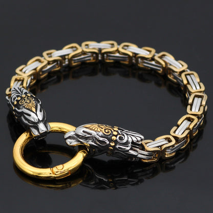 Nordic Wolf Emperor Bracelet