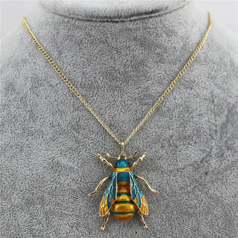 Antique Artistic Bee Necklace