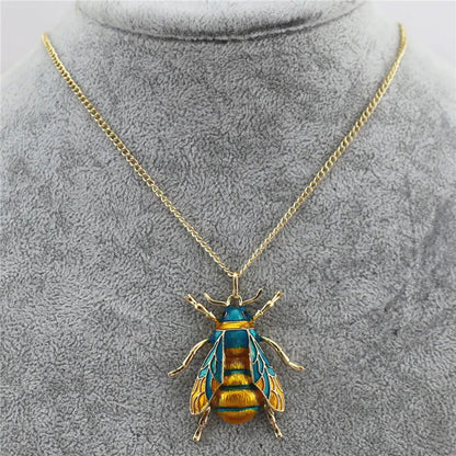 Antique Artistic Bee Necklace