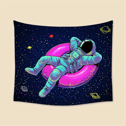 Spaceman Tapestry Wall Hanging for Home Decor (1pc)