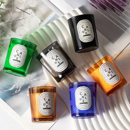 Aromatherapy Aura Candle Glass