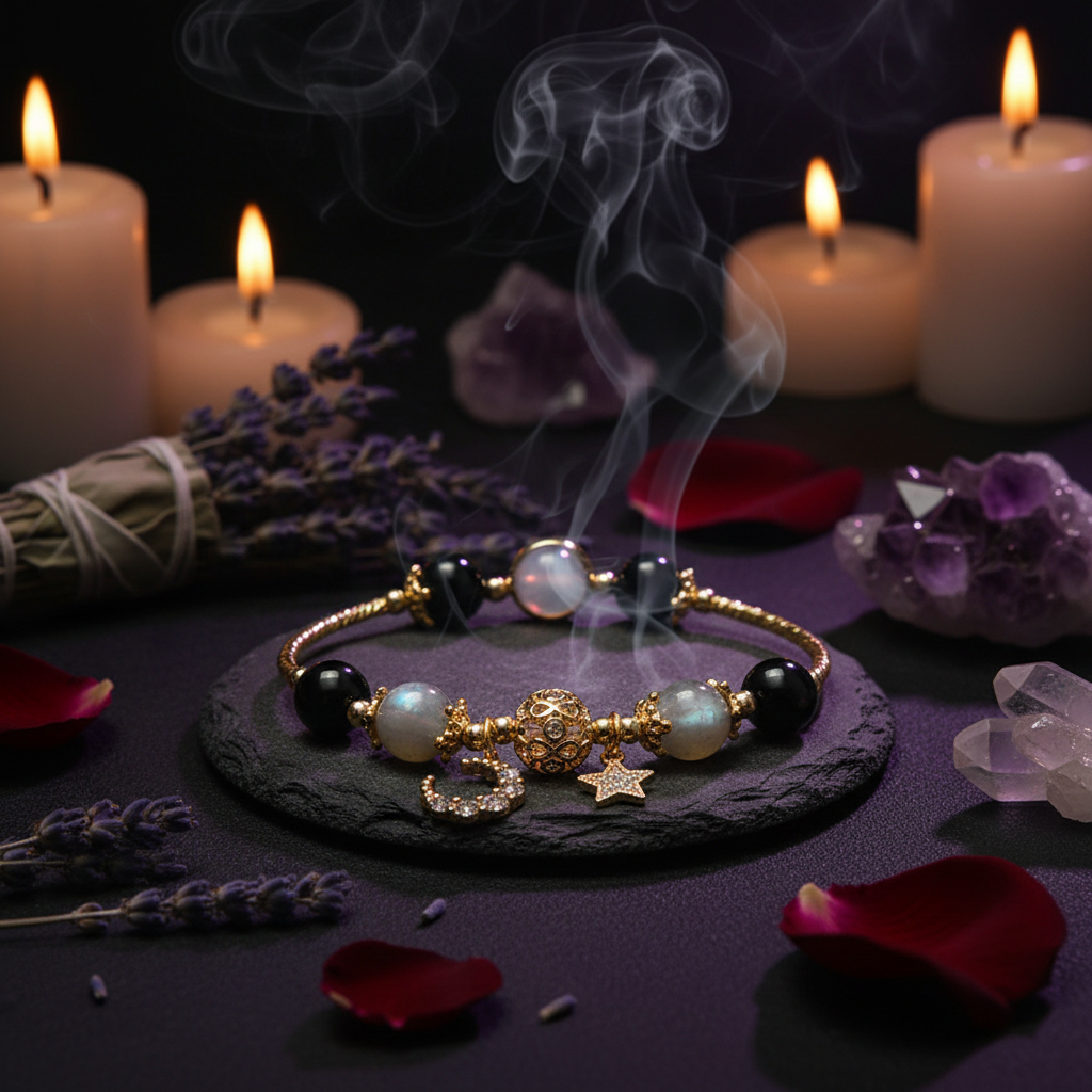 Moonstone Goddess Bracelet Sorceress Sanctuary