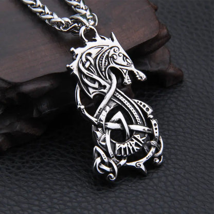 Nordic Dragon Necklace