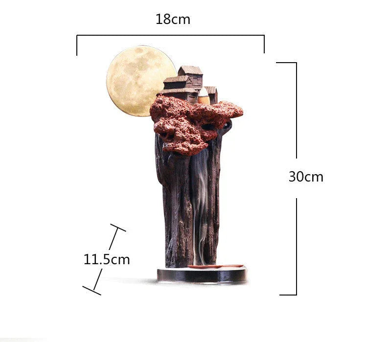 Mountain Temple Incense Burner - Sorceress Sanctuary