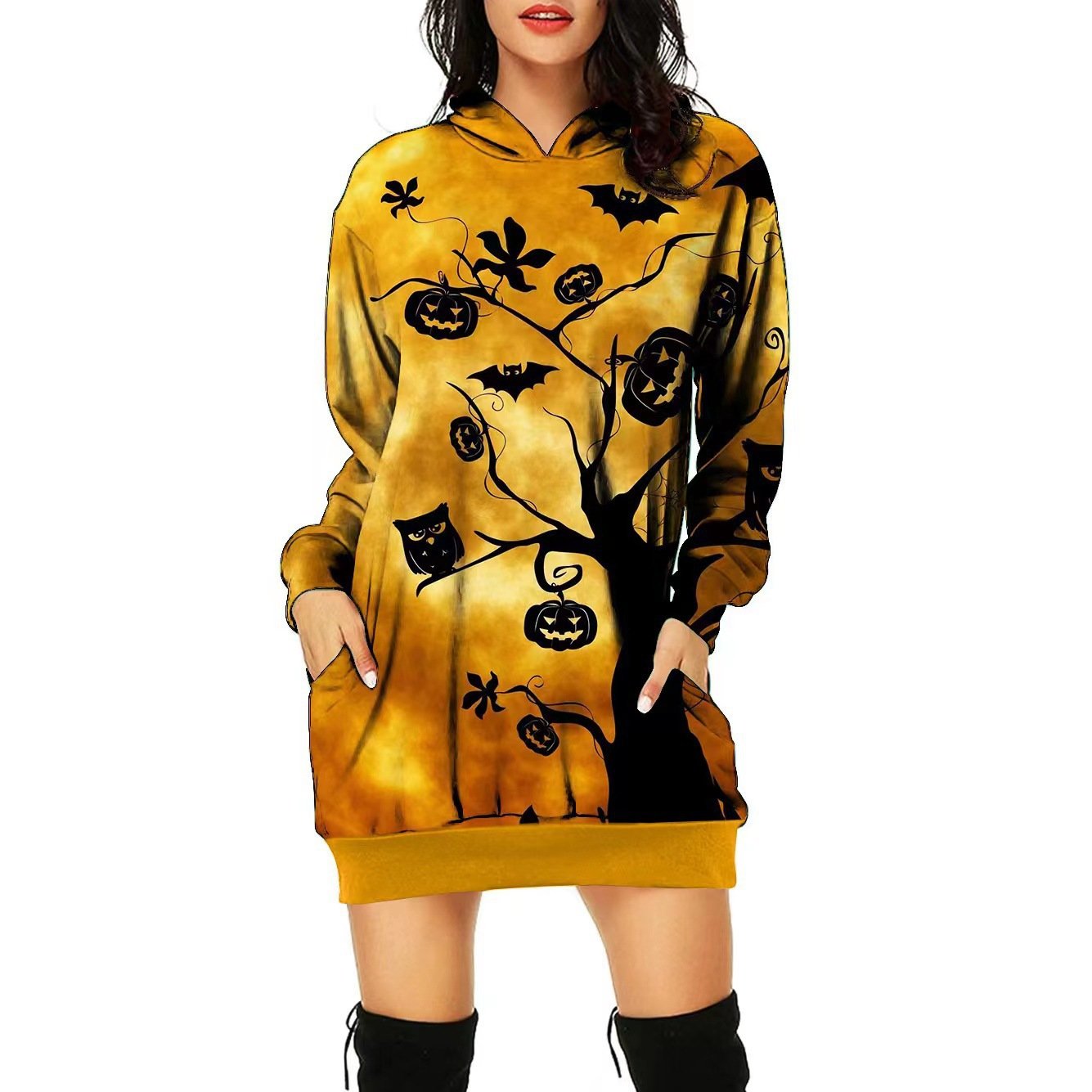 Spooky Print Dress