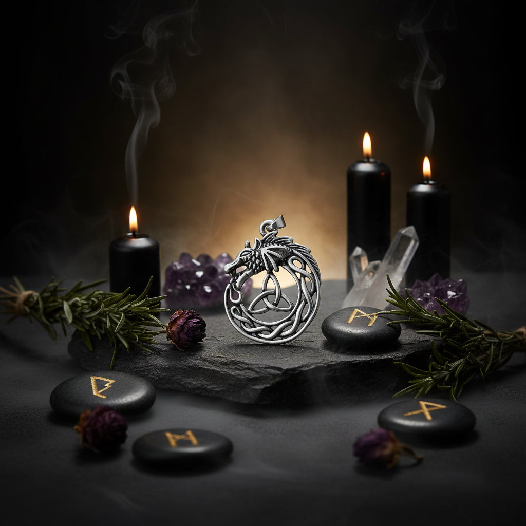 Celtic Dragon Necklace