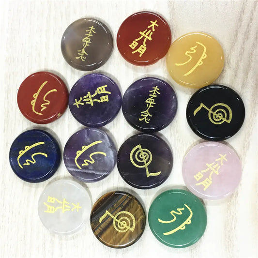 Natural Crystal Stone Energy Symbols