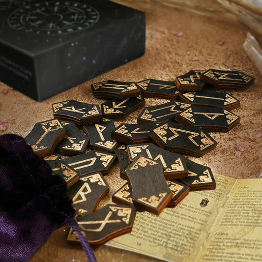 Woodcut Rune Set