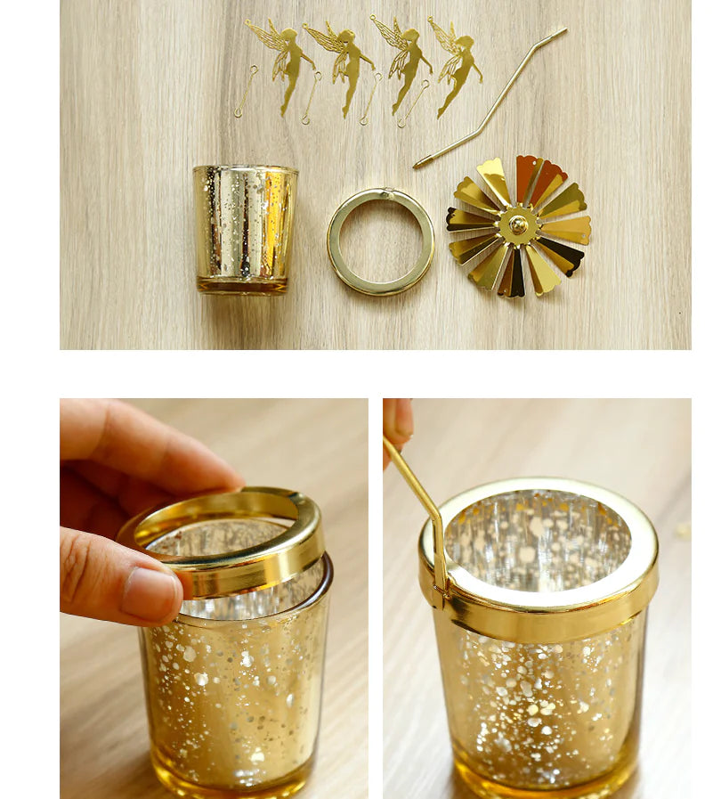 Magical Rotating Candle Holder