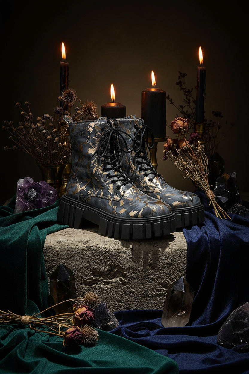 Autumn Winter Graffiti Knight Boots Sorceress Sanctuary