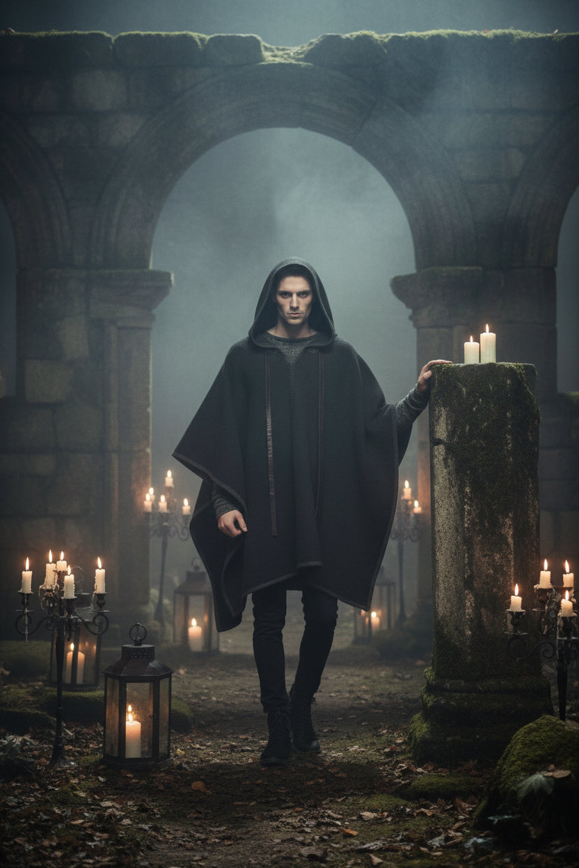 Woolen Cape Shawl Pullover Coat Sorceress Sanctuary