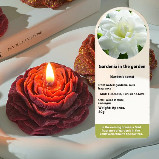 Gilding Peony Rose Handmade Aromatherapy Candle