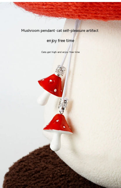 Mushroom Cat Scratcher