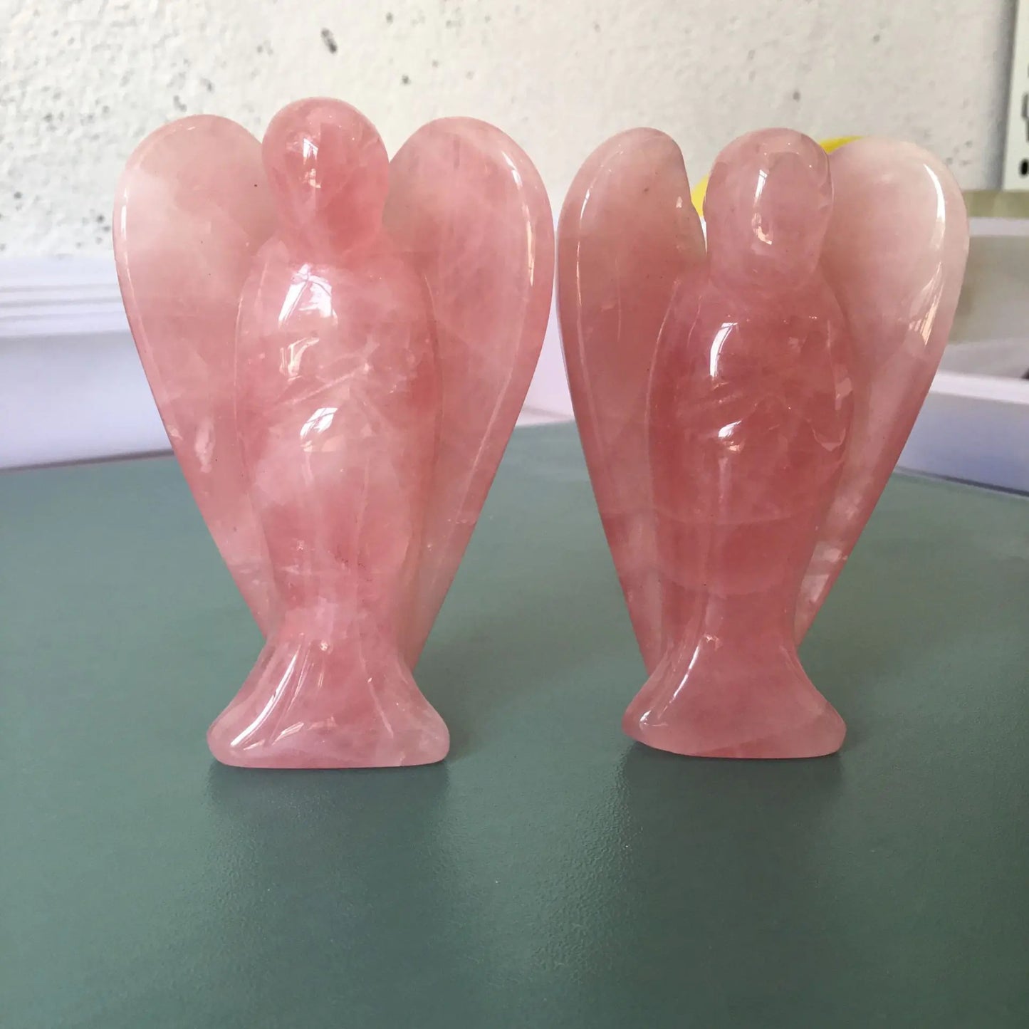 Natural Rose Quartz Angel