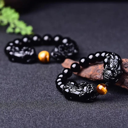 Obsidian Wealth Bracelet
