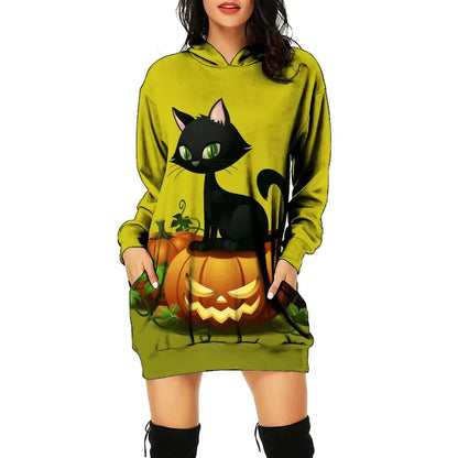 Spooky Print Dress